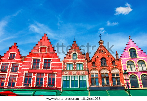 Grote Markt Square Brugge Stock Photo Edit Now