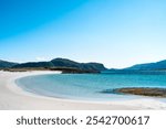 Grotlesanden beach in Bermanger Nordfjord Norway