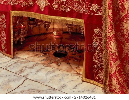 The Grotto of the Nativity in Bethlehem