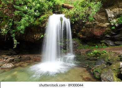 Grotto Waterfall, The Great Smoky Mountains National Park