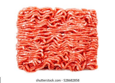 Ground Beef Isolated On White