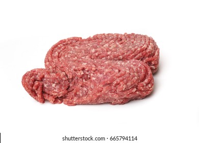 Ground Beef Isolated On White Background