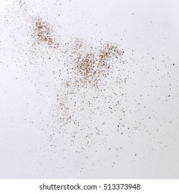 Ground Black Pepper Flakes Powder Spice Stock Photo 513373948 ...