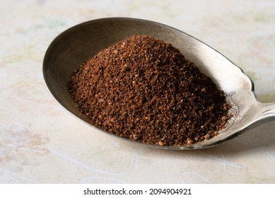 Ground Cloves On A Vintage Spoon