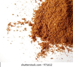 Ground Cloves On White Background