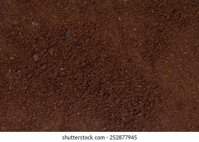 Ground Coffee, Background And Texture 