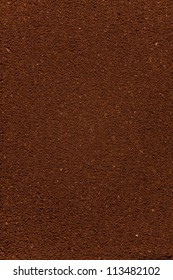Ground Coffee Brown Background, Food Grain Texture