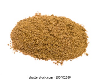 Ground Cumin Isolated On White