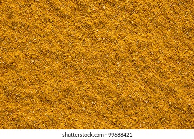 Ground Curry (Madras Curry) texture, full frame background. Used as a spice in cuisines all over the world.