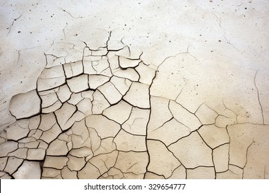 Ground in drought, soil texture and dry mud