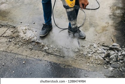 Ground Extraction Concrete Floor Drilling Stock Photo 1288474984 ...