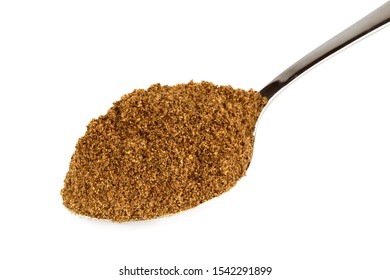 Ground Linseed Flaxseed Isolated On White Stock Photo 1542291899 ...