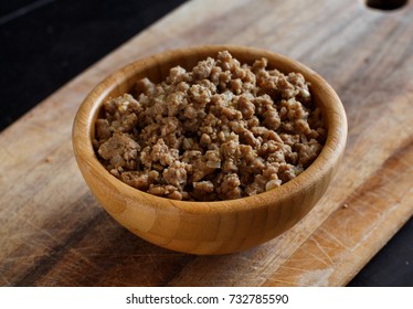 Ground Or Minced Meat In A Bowl