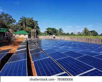 Ground Mounted Solar Power Plants In Africa In South Sudan And Zimbabwe