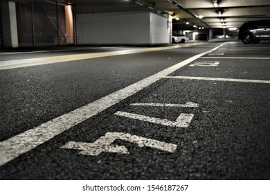 Ground of a Parkinglot, closeup - Powered by Shutterstock