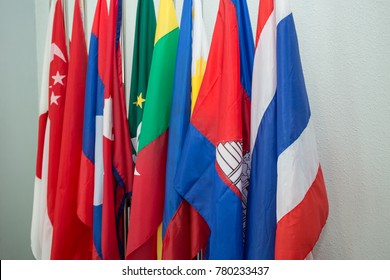 Group Of Asia Flags