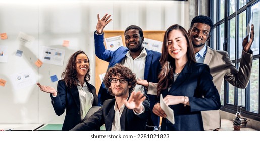 Group of business meeting and discussing strategy with startup project analysis finance,management.Success business people plan and brainstorm,marketing,idea,research,organization in office.Teamwork - Shutterstock ID 2281021823