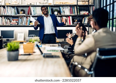 Group of business meeting and discussing strategy with startup project analysis finance,management.Success business people plan and brainstorm,marketing,idea,research,organization in office.Teamwork - Shutterstock ID 2281022037