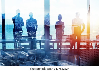 Group of business partner looking for the future. Concept of corporate and startup - Powered by Shutterstock