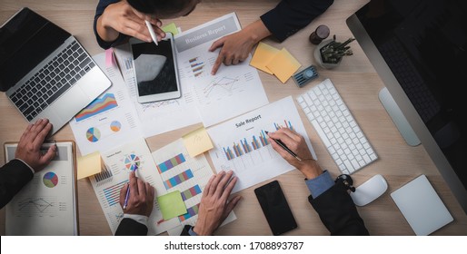 Group of Business People Diverse Brainstorm Meeting Concept, Working in the Office Concept - Shutterstock ID 1708893787