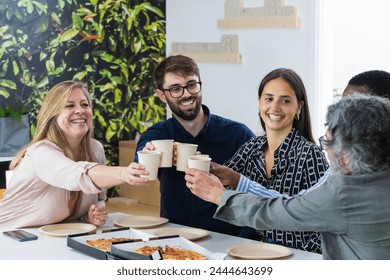 Group of business people having lunch together - Powered by Shutterstock