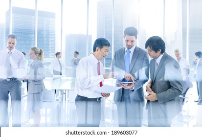 Group Of Business People Meeting