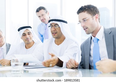 Group Of Business People Meeting