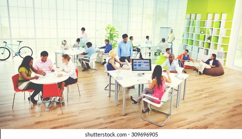 Group Business People Office Collaboration Meeting Concept