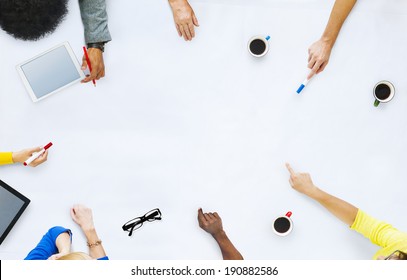 Group Of Business People Planning For A New Project