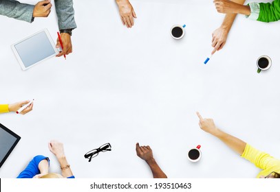 Group of Business People Planning for a New Project