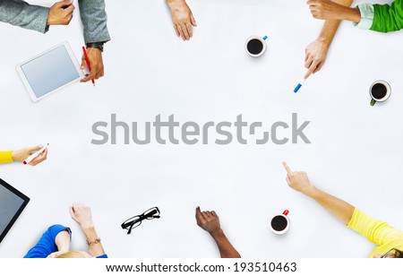 Group of Business People Planning for a New Project
