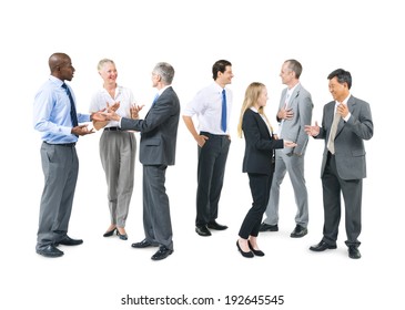 Group Of Business People Talking