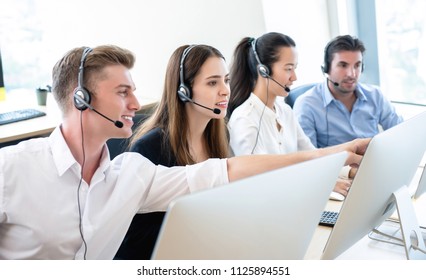 Group Business People Telemarketing Team Working Stock Photo (Edit Now ...