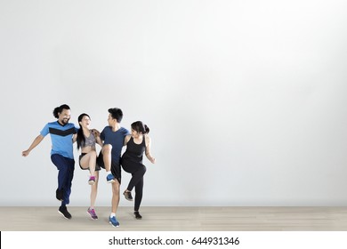 Asian Friends Doing Fitness Images, Stock Photos u0026 Vectors 