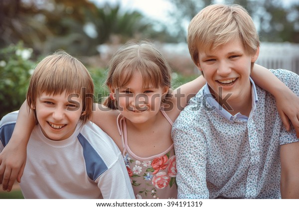 Group Children Playing Park Stock Photo 394191319 | Shutterstock