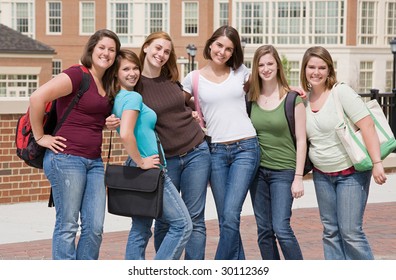 Group Of College Girls