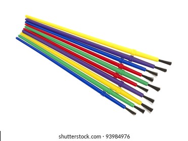 Group Colorful Toy Paint Brushes On Stock Photo 93984976 | Shutterstock