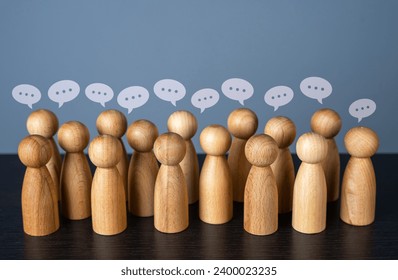 Group conversations. Communication and commenting. Survey and expression of opinions. Feedbacks reviews. Mutual relations. Brainstorming, fresh new ideas. Discussions and debate. - Powered by Shutterstock