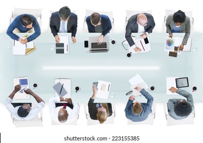 Group Of Diverse Business People In A Meeting