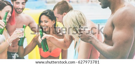 Similar – Concept of youth, indie culture, being a teenager, 90s nostalgic. Half of a profile of a skateboard in black and white at the center of image. Yellow background. Isolated