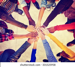 Group of Diverse Multiethnic People Teamwork Concept