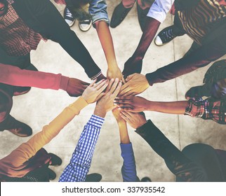 Group of Diverse Multiethnic People Teamwork Concept - Shutterstock ID 337935542