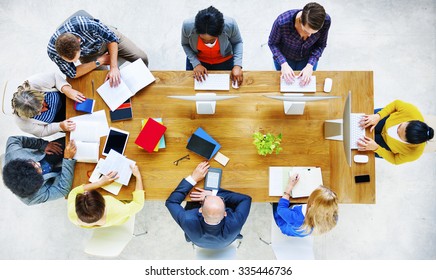 Group Diverse Various Occupations People Meeting Stock Photo 335446736 ...