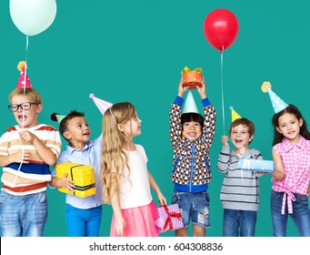 2,310 Kids birthday party diverse Images, Stock Photos & Vectors ...