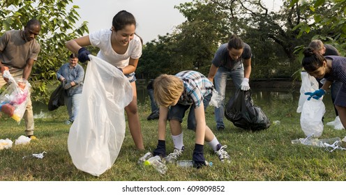 Group of diversity people volunteer charity project - Powered by Shutterstock