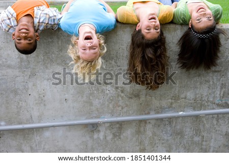 Similar – Image, Stock Photo Hamburg , 11° , The hairstyle still sits ! UT HH19