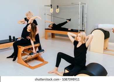 pilates with equipment