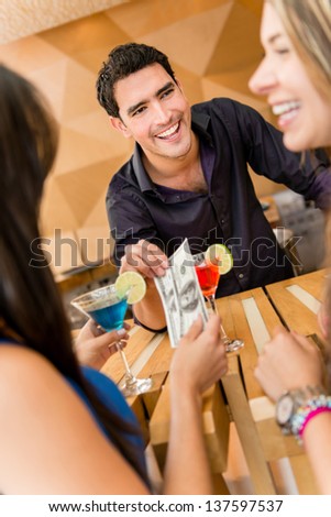 Similar – Image, Stock Photo in cash Joy Night life