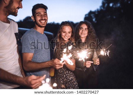 Similar – Foto Bild Feuerwerk Freude Glück