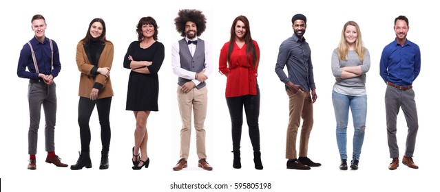 Group Full Body People Stock Photo 595805198 | Shutterstock